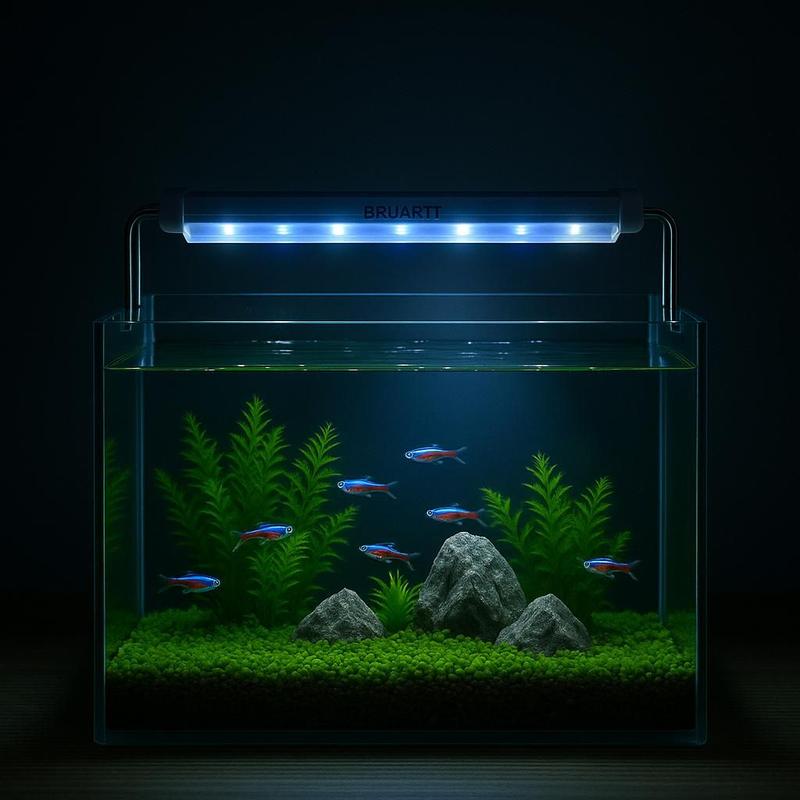 Luminaria Led Colorido RGB Aquario 50cm a 60cm Bivolt 16W - Water